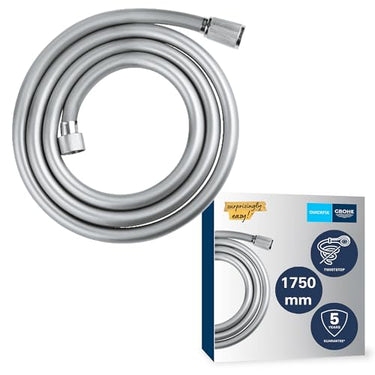 GROHE Vitalioflex Comfort, Duschschlauch (1750 mm, druckbeständig, knickfest, universaler Anschluss), chrom, 28745002 im Sale